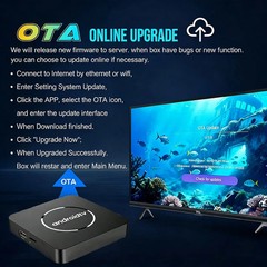Q10 Smart TV Box Android Media Player with Google Assistant & Dual WiFi ,8K