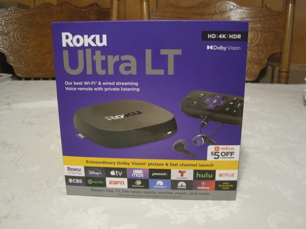 2022 ROKU ULTRA LT HD/4K/DOLBY VISION STREAMING DEVICE/DUAL-BAND WI-FI BRAND
