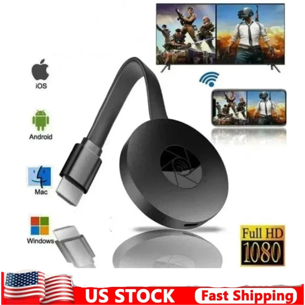 For Chromecast Google Wireless HDMI-Compatible HD Display Media Streaming_Video