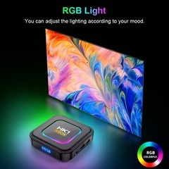 Smart TV Box Android 13 Quad Core HK1 RBOX 8K HD Media Stream Player