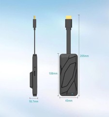 S905X5M Android 14 ATV Display Dongle 4K Smart TV Receiver, S905X5M