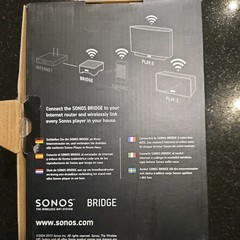 Sonos Bridge White Sonos Wireless Network SW v4.0 Bridgus1