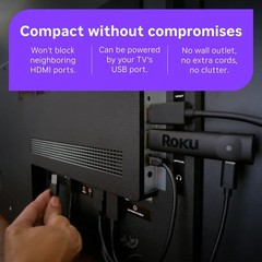 Roku – Streaming Stick Plus 2025 – 4K & HDR Streaming Device for TV with Voic…