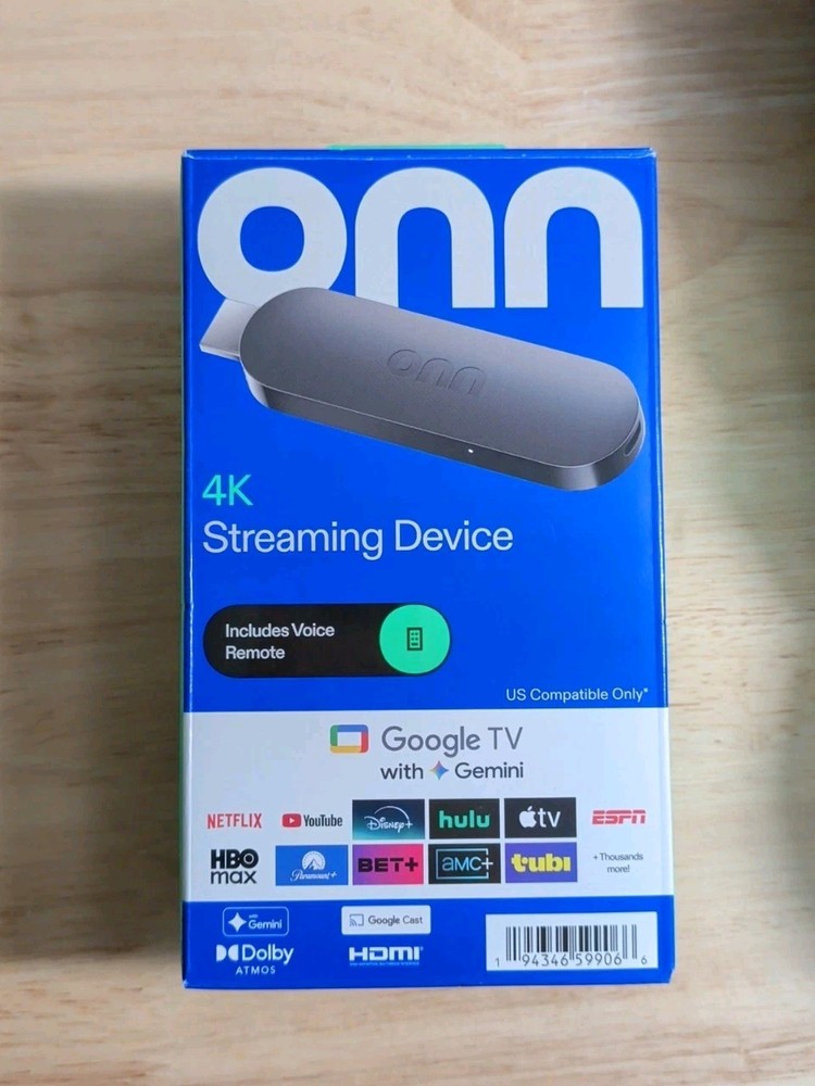 2026 NEW MODEL Onn 4K Stick Streaming Device Google TV UHD 8GB 2GB RAM ANDROID