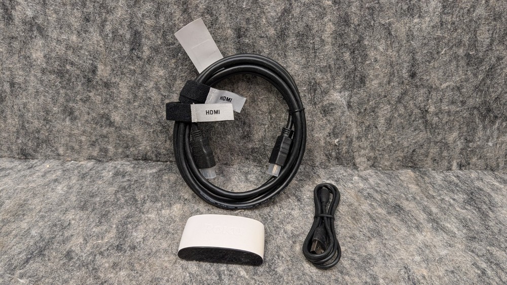 Roku 3930X Express Streaming Media Player & Cables – No Remote
