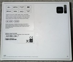 *EMPTY BOX ONLY* APPLE TV 4K HDR Media 1st Generation MQD22LL/A – A1842 32GB
