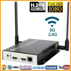 URay Wireless H.264 VGA + Stereo Audio To IP Stream Encoder IPTV Live Streaming