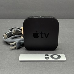 Apple TV 3rd Gen A1469 Streams 1080p Power Cable HDMI Remote All Tested