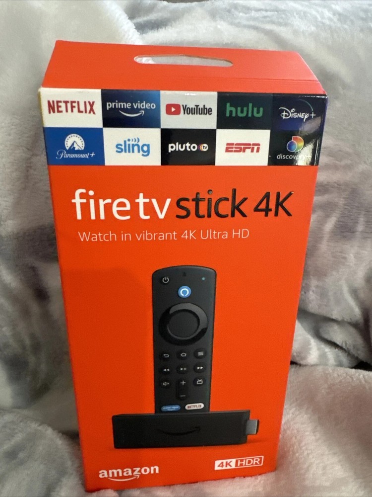 New Amazon Fire TV Stick 4K Streaming Device with Alexa Voice Remote