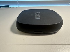 Roku Ultra 4K Streaming Media Player (Model 4800X) with remote, power, and HDMI