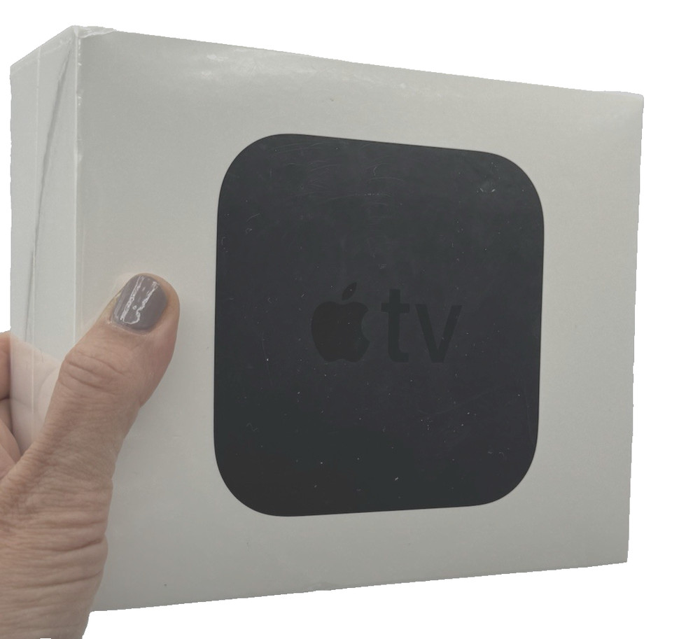 Apple TV 4K (1st Gen) 32GB Media Streamer – Black (MQD22LL/A) A1842 SEALED Read