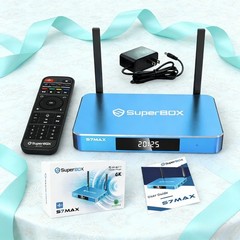 2026 Flagship SuperBox S7 Max Full Features TV Box 4GB 64GB WiFi6 6K 7-Day Time