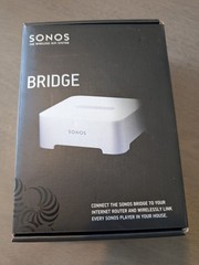 Sonos Bridge White Sonos Wireless Network SW v4.0 EUC In Original Box Powered On