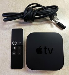 Apple TV 4K 1st Generation Media TV Streamer Black Remote Model A1842