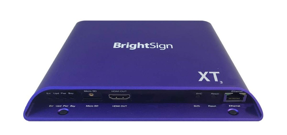 BRIGHTSIGN TRUE 4K DUAL VIDEO DECODE ENTERPRISE HTML5 PLAYER STANDARD I/O PACKAG