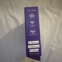 Roku Streaming Stick 4K 3820R 4K Streaming Device w/ Voice Remote
