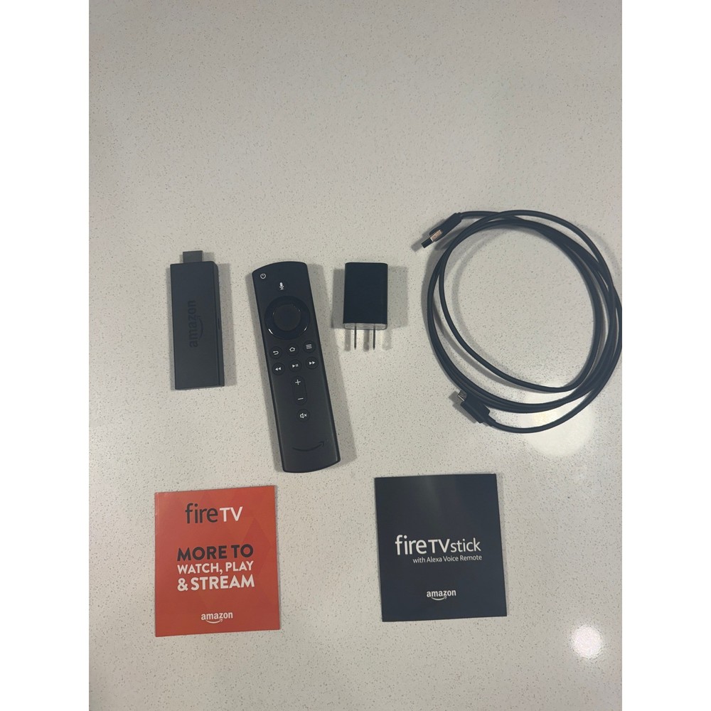Amazon Fire TV Stick Streaming Player OS Black Excellent Alexa Remote