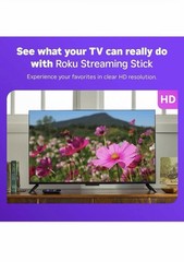 Roku 3840R Streaming Stick HD Media Player with Voice Remote – 2025 Model