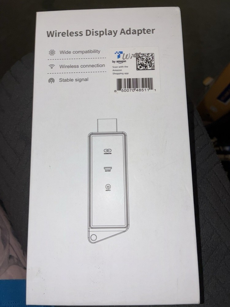Wireless Display Adapter Dongle HDMI Wi-Fi Black Stable Signal