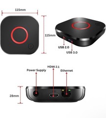 MAG544w3 TV Set-Top Box – 4K HDR TV Streaming Device with Amlogic S905Y4 Chip…