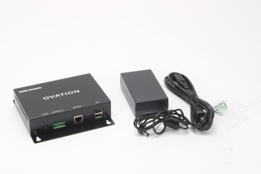 Fusion Research Ovation Multi Zone Music Streamer W/ Power Supply & Accessories