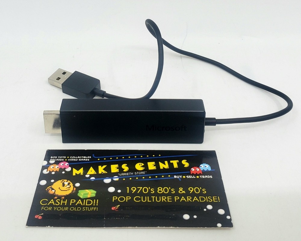Microsoft Wireless Display Adapter HDMI USB Black Dongle HTF Authentic