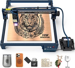SCULPFUN S30 PRO 10W Laser Engraver Engraving Machine & Auto Air-assist Kit O0M6
