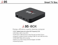 Smart TV Box S905W 8GB/16GB Android 7.1 EMMC Support 2.4GHz WiFi 4K 5Core GPU