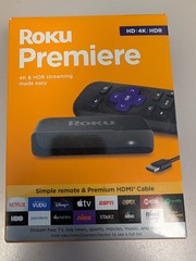 Roku Premiere Streaming Device HD 4K HDR w/Box 3920RW 3920X