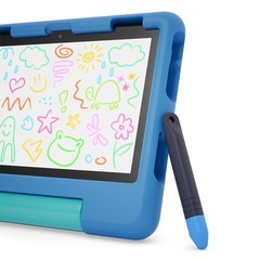 Amazon Kid-Friendly Tablet Stylus with Tether, 2-pack Blue