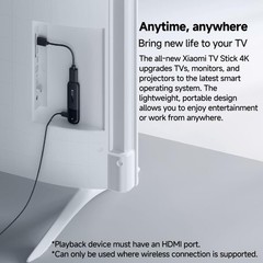 Xiaomi TV Stick 2nd Gen 4K Google TV Streaming Stick WiFi 6 2GB+8GB EU Plug