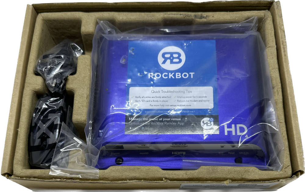 BRIGHTSIGN HD224 STANDARD I/O PLAYER DIGITAL SIGNAGE MEDIA PLAYER 32GB ROCKBOT