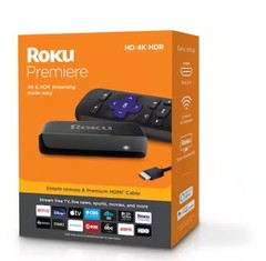 Roku Premiere HD 4K HDR Streaming Media Player 3920R: BRAND NEW SEALED