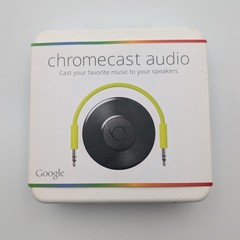 Google Chromecast Audio Media Streamer RUX-J42 Black 2nd Gen New Sealed