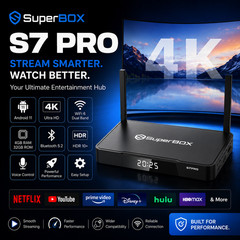 SuperBox S7 Pro 24/7 Lifetime Support – Authorized Distributor – Free Shipping