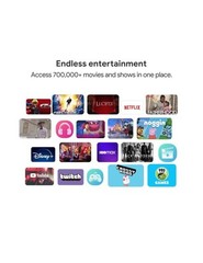 4K UHD Streaming Device with Voice Remote, Google Assistant & HDMI Cable – Black