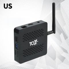 TOX3 Quad Core Amlogic S905X4 Android 11.0 4GB+32GB Smart TV Box 2.4G 5G 1000M