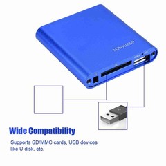 1 Mini HD Media Player Compact 1080P Output For Home Theatre