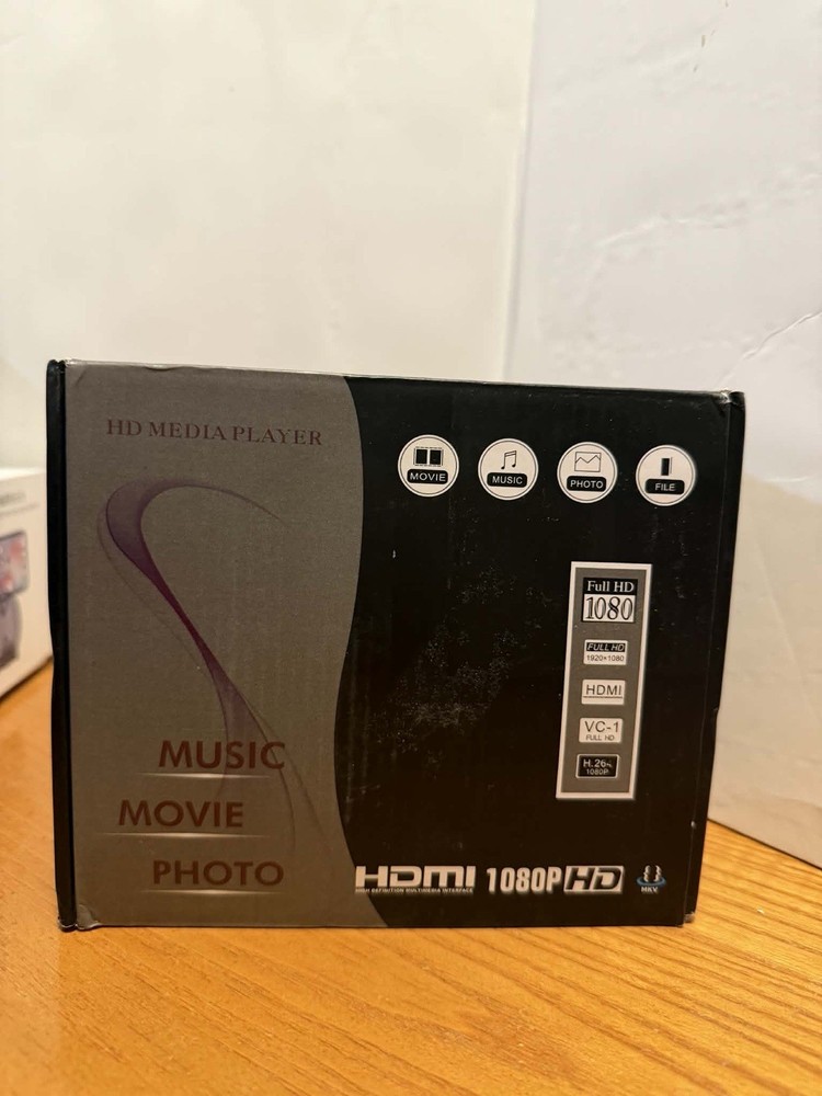 4K@60hz MP4 Media Player Support 8TB HDD/ 256G USB Drive/SD Card with HDMI/AV…