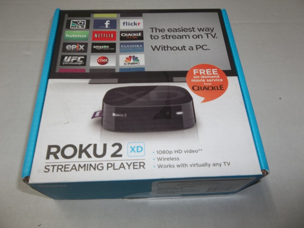Roku 2 XD Media Streamer 3050R – Black, Original Box, Excellent Condition