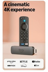 Amazon Fire TV Stick 4K Streaming Device, Voice Control, Wi-Fi, HDMI, Black