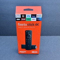 Amazon Fire TV Stick 4K Media Streamer with 2nd Gen Alexa Voice Remote – Sealed