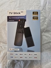 Smart TV Stick 4K UHD Chromecast Built in Android TV Google Assistant Remote