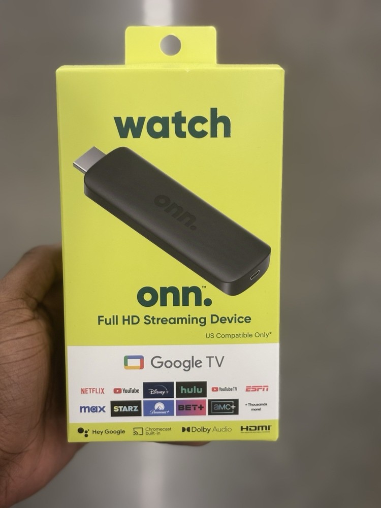 onn. Google TV Full HD Streaming Device (2023) Open Box