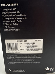 Slingbox 350 Media Player WATCH TV ANYWHERE Digital High Definition Video