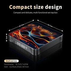 Advanced 2026 Android TV Box – 4K/8K Video, 2GB RAM, Dual-Band Wi-Fi & Bluetooth