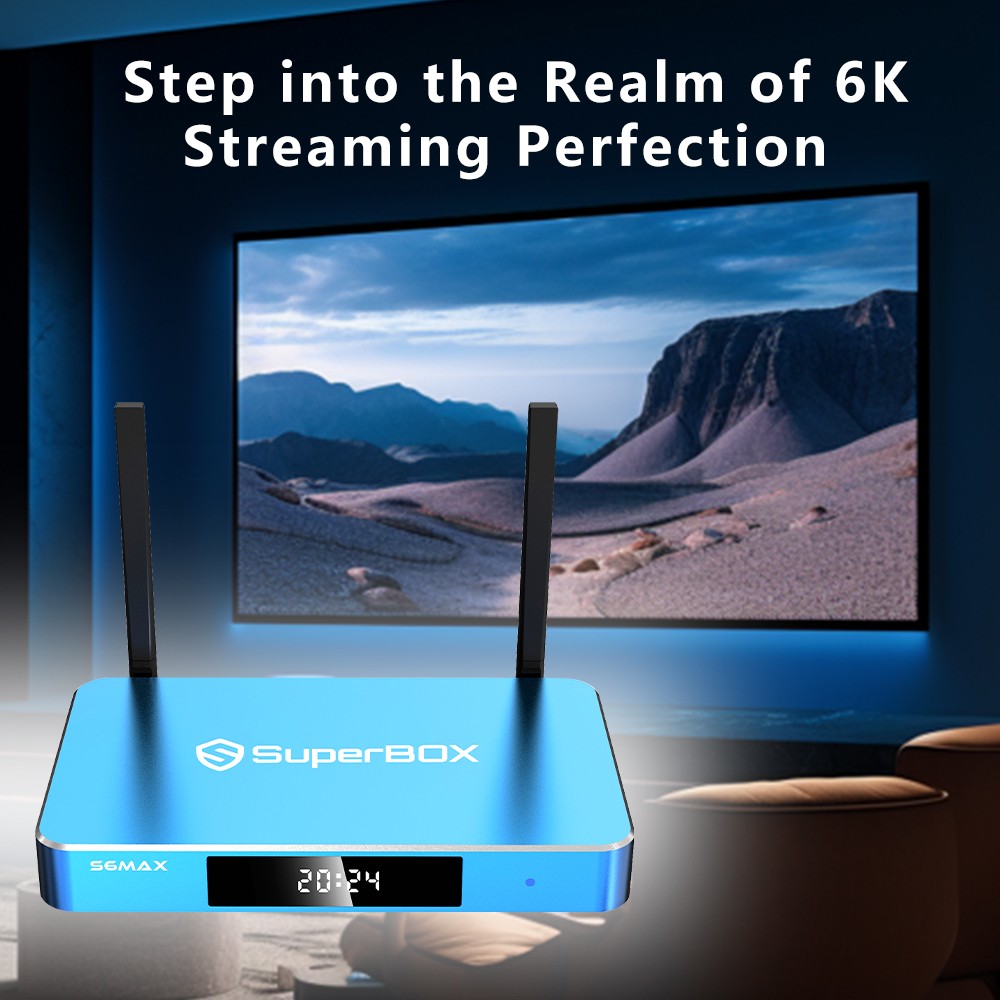 Superbox S6 Max Streaming Media Player – Authorized Reseller- Message To Me