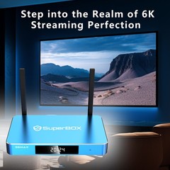 Superbox S6 Max Streaming Media Player 6K HD Authorized Reseller Free Ship
