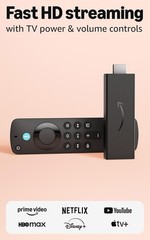 Portable Fire TV Stick HD – Alexa Remote, Live TV & Music Streaming Made Easy