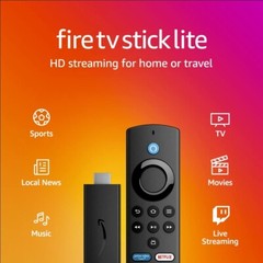 Amazon Fire TV Stick Lite Media Streamer – Black (B091G4YP57)